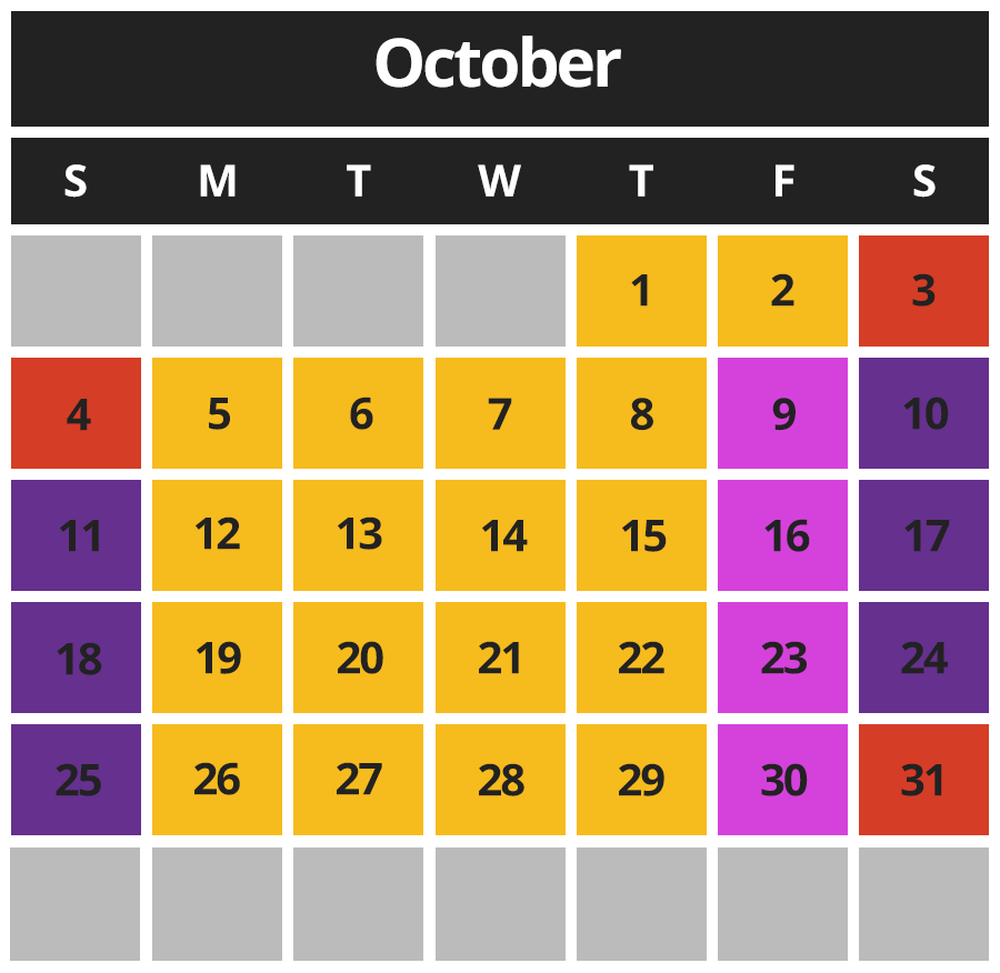 CBAZ Calendar Oct 2026 - MG
