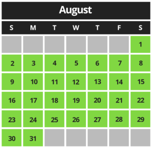 MCB Calendar Aug 2026