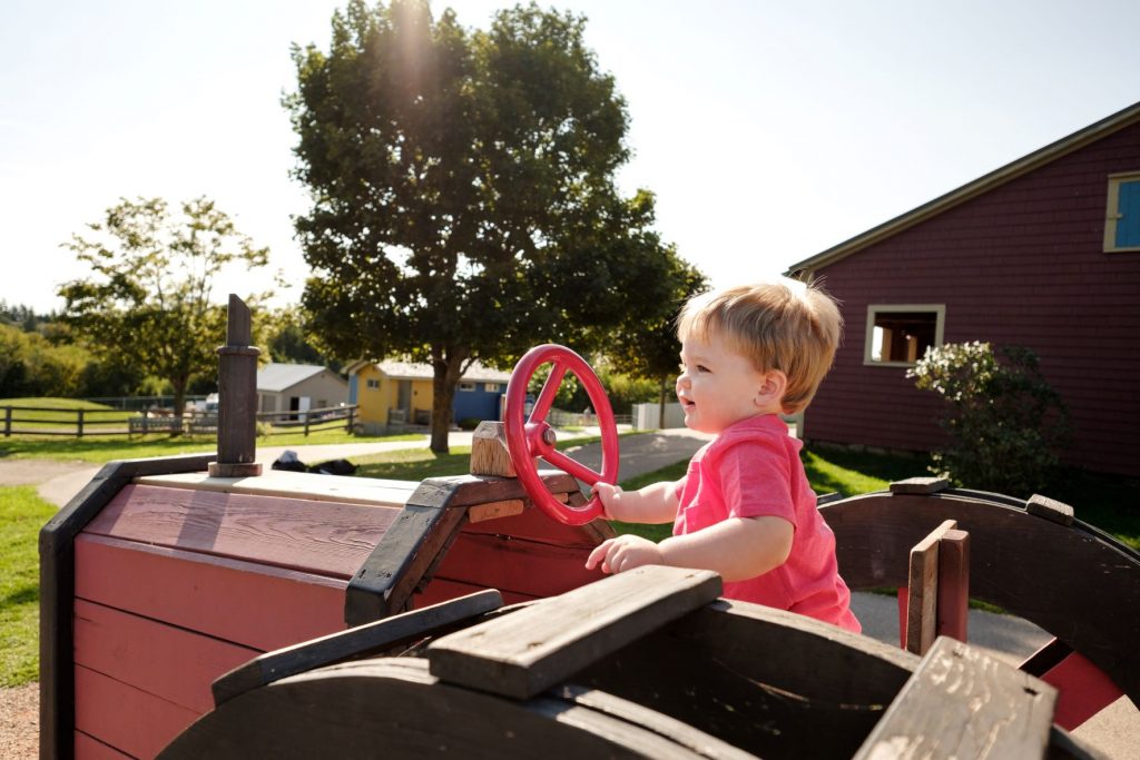 Wooden Farm Tractor