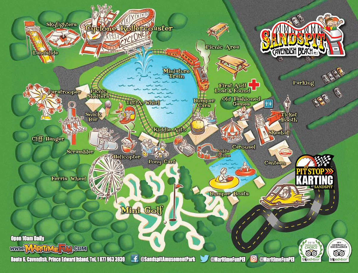 Sandspit Park Map